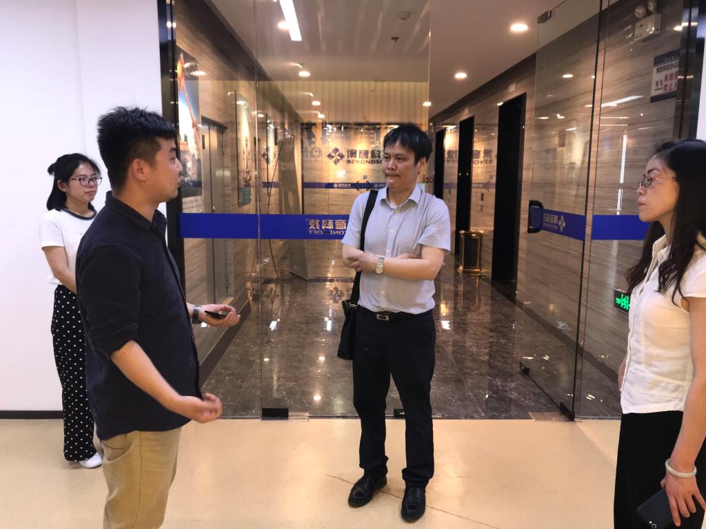 beat365正版唯一官网必一领导参观博彦科技